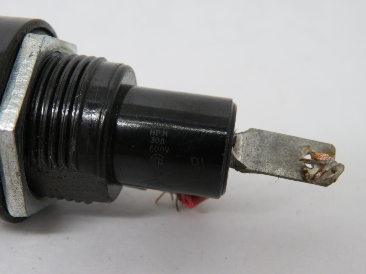 Bussmann HPM Fuse Holder 30A 600V 1 Pole 13/32"x1-1/2" USED