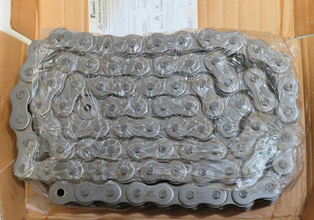 Tsubaki RS120-2-RP Roller Chain 120-2 Chain 1-1/2"CP 10' BOX DAMAGE NEW