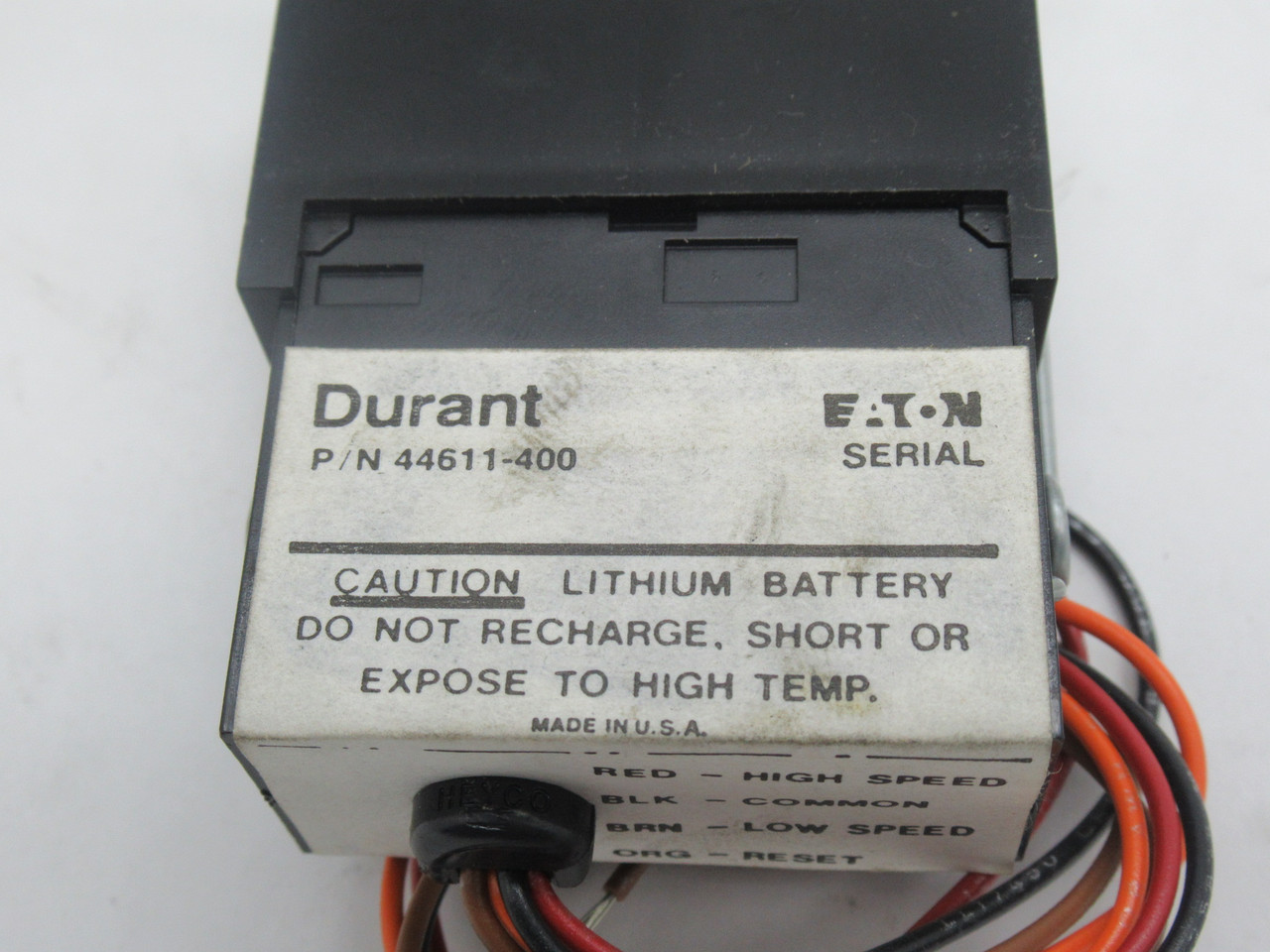 Durant 44611-400 8-Digit Totalizer with Front Panel Reset DAMAGED DISPLAY NEW