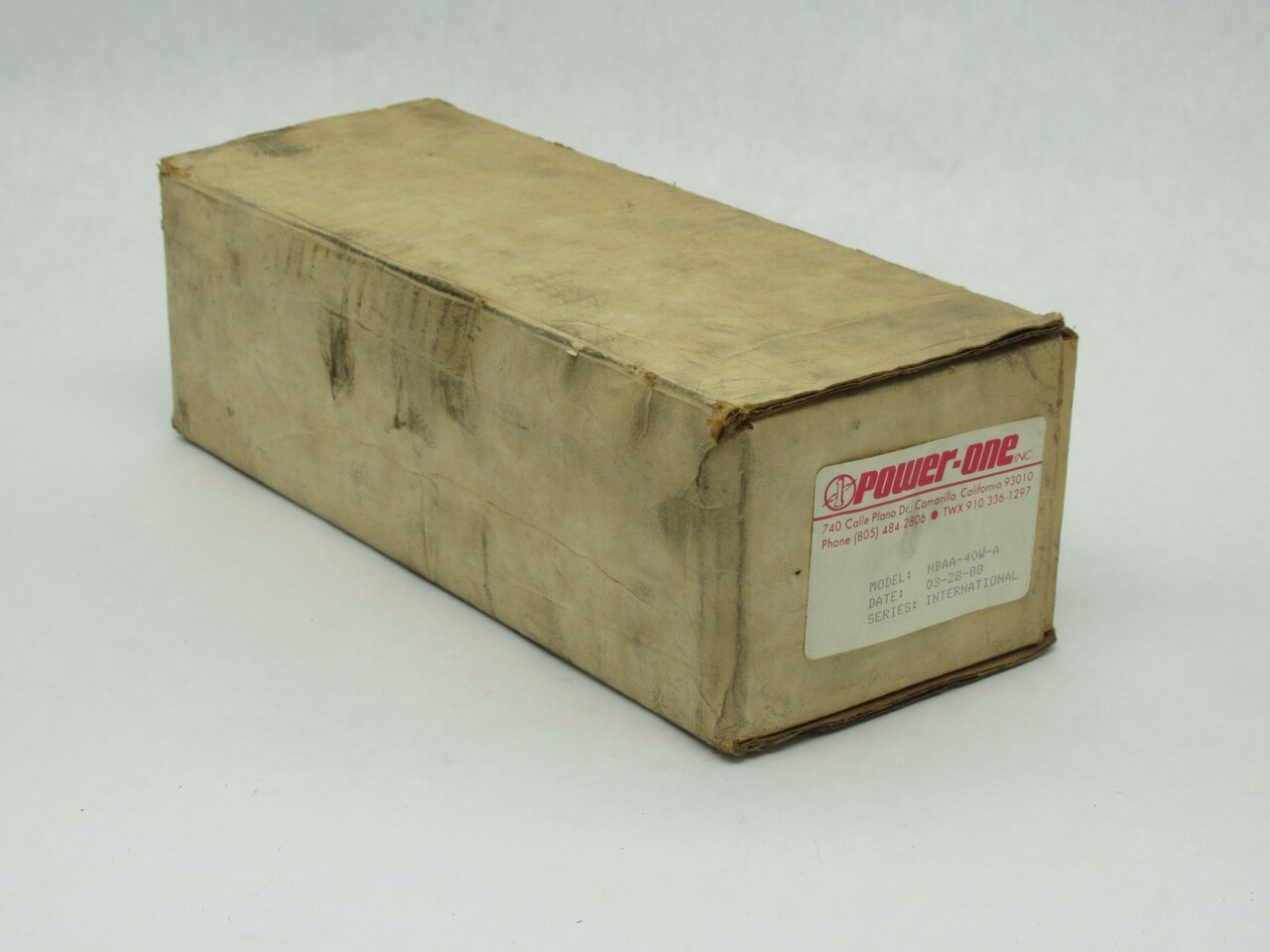 Power-One HBAA-40W-A Linear Power Supply 5VDC@3A 12VDC@1A 15VDC@0.8A BOX DMG NEW