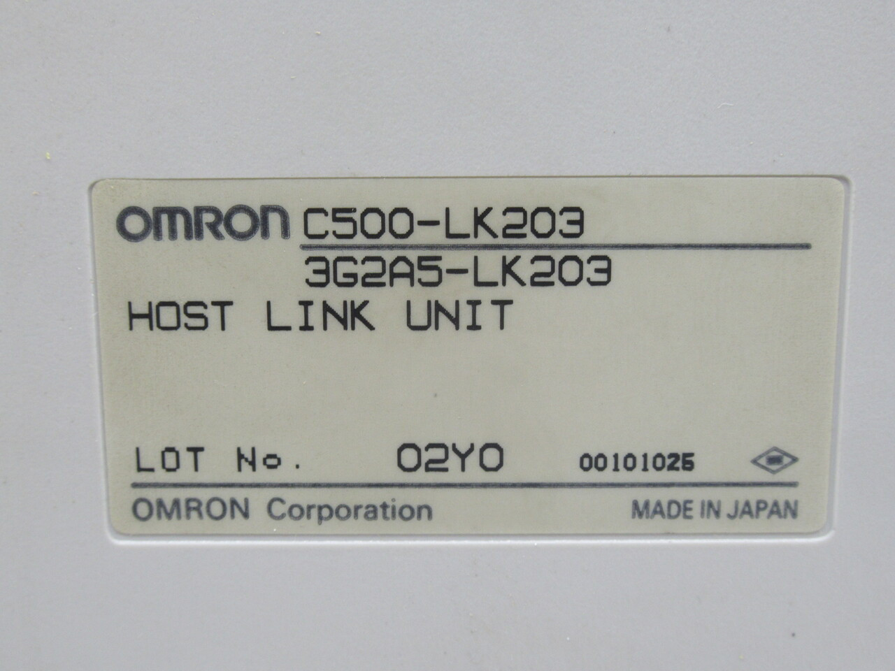 Omron C500-LK203 Rack-Mounting Host Link Unit BOX DAMAGE NEW