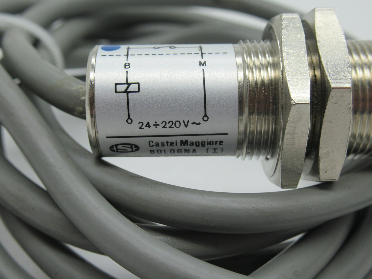 Saiet E-A2TM/RC Inductive Proximity Sensor 24/220VAC 70" Cable Length USED