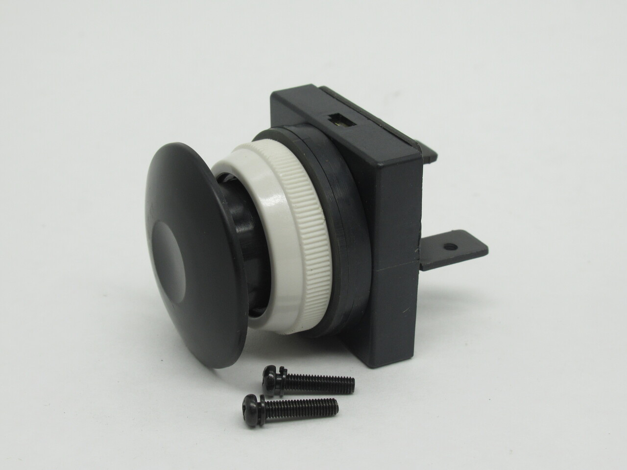 SMC VM-30CB Push Button Actuator for Mechanical Valve w/ Black Mushroom Cap NOP