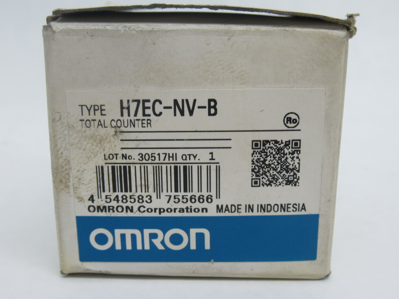Omron H7EC-NV-B  8-Digit Total Counter 4.5-30VDC BOX DAMAGE NEW