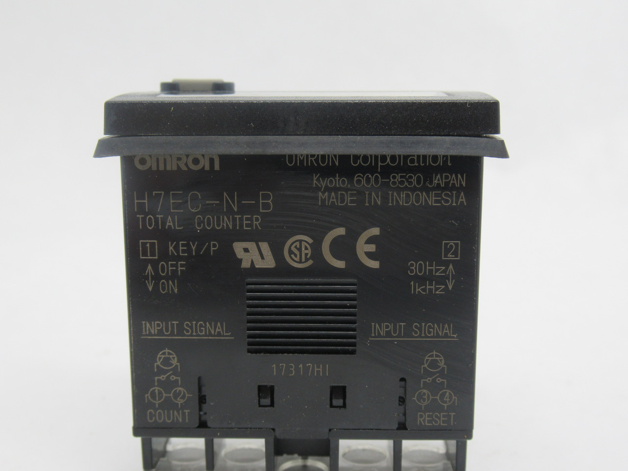 Omron H7EC-N-B 8-Digit Total Counter NO BRACKET USED