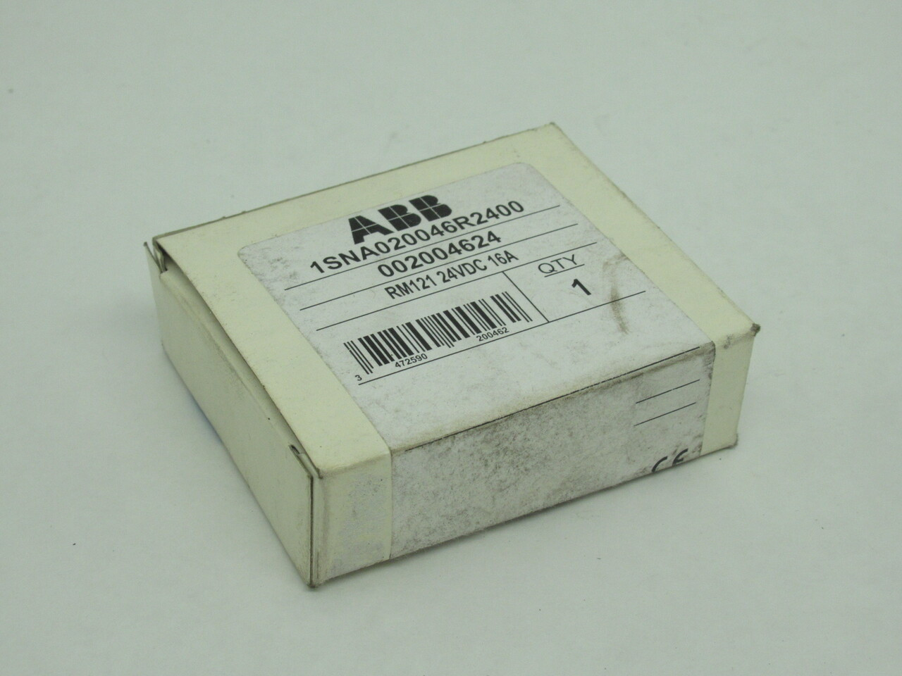 ABB 1SNA020046R2400 Rail-Mount Relay RM121 24VDC 16A BOX DAMAGE NEW