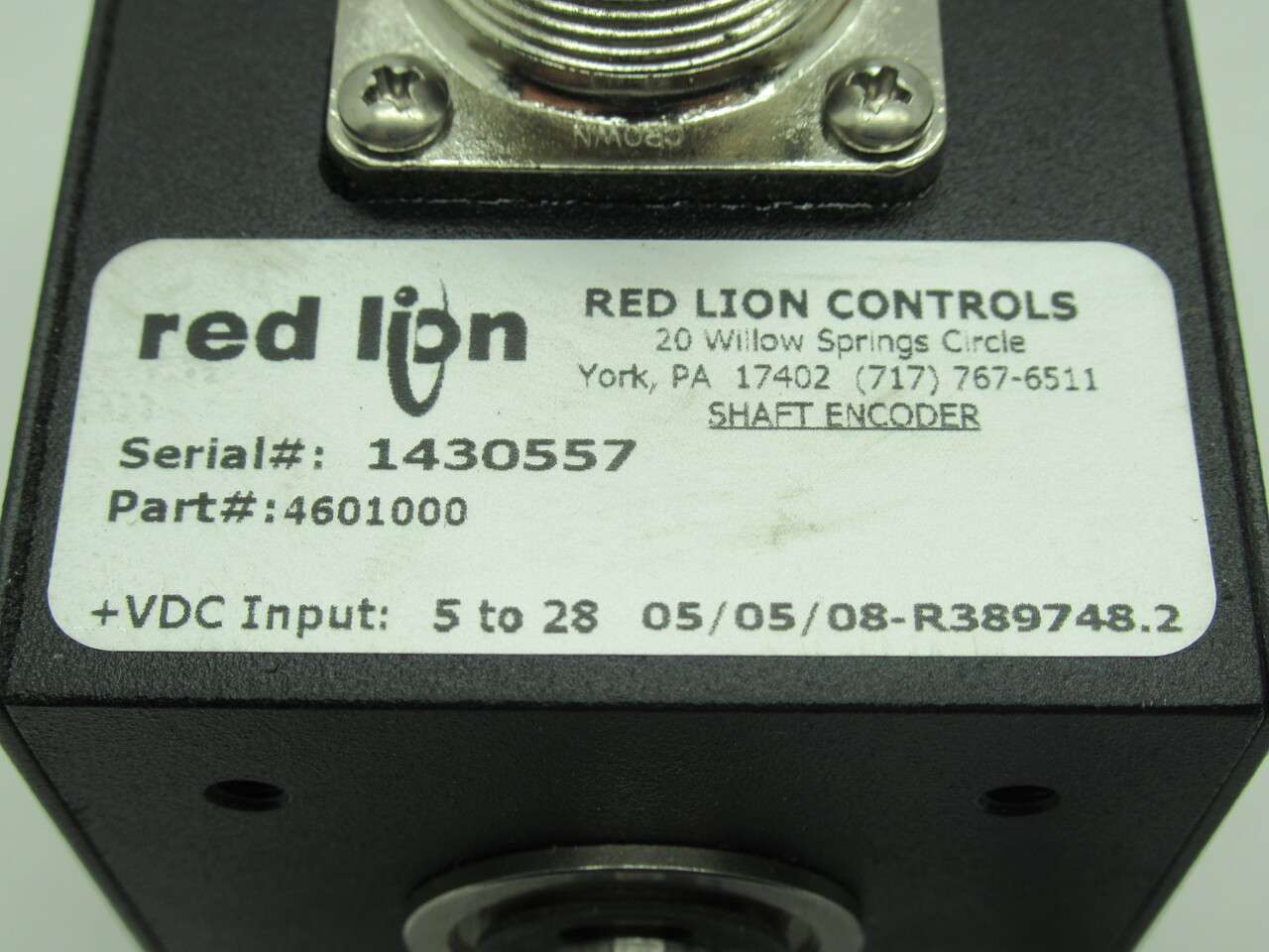 Red Lion 4601000 Shaft Encoder 5-28VDC 1000 PPR SHELF WEAR NEW