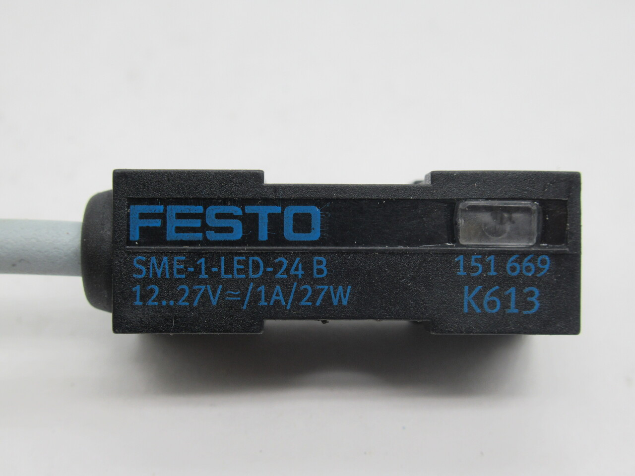 Festo 151669 SME-1-LED-24-B Proximity Sensor 12-27VAC/DC 1A 27W NO CLAMP USED