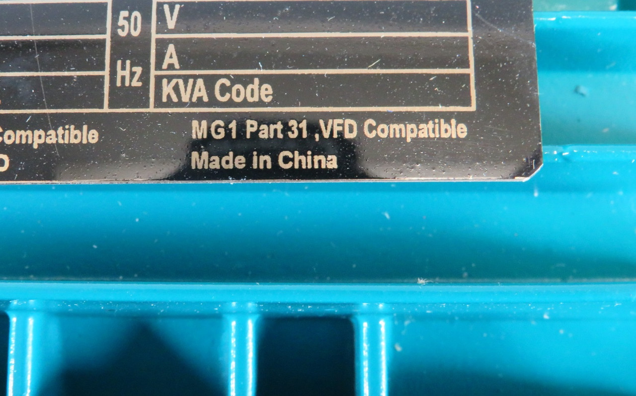 Brook Crompton PF4N001-5C Motor 1HP 1745rpm 575V 56 TEFC 3Ph 1.28A 60Hz NEW