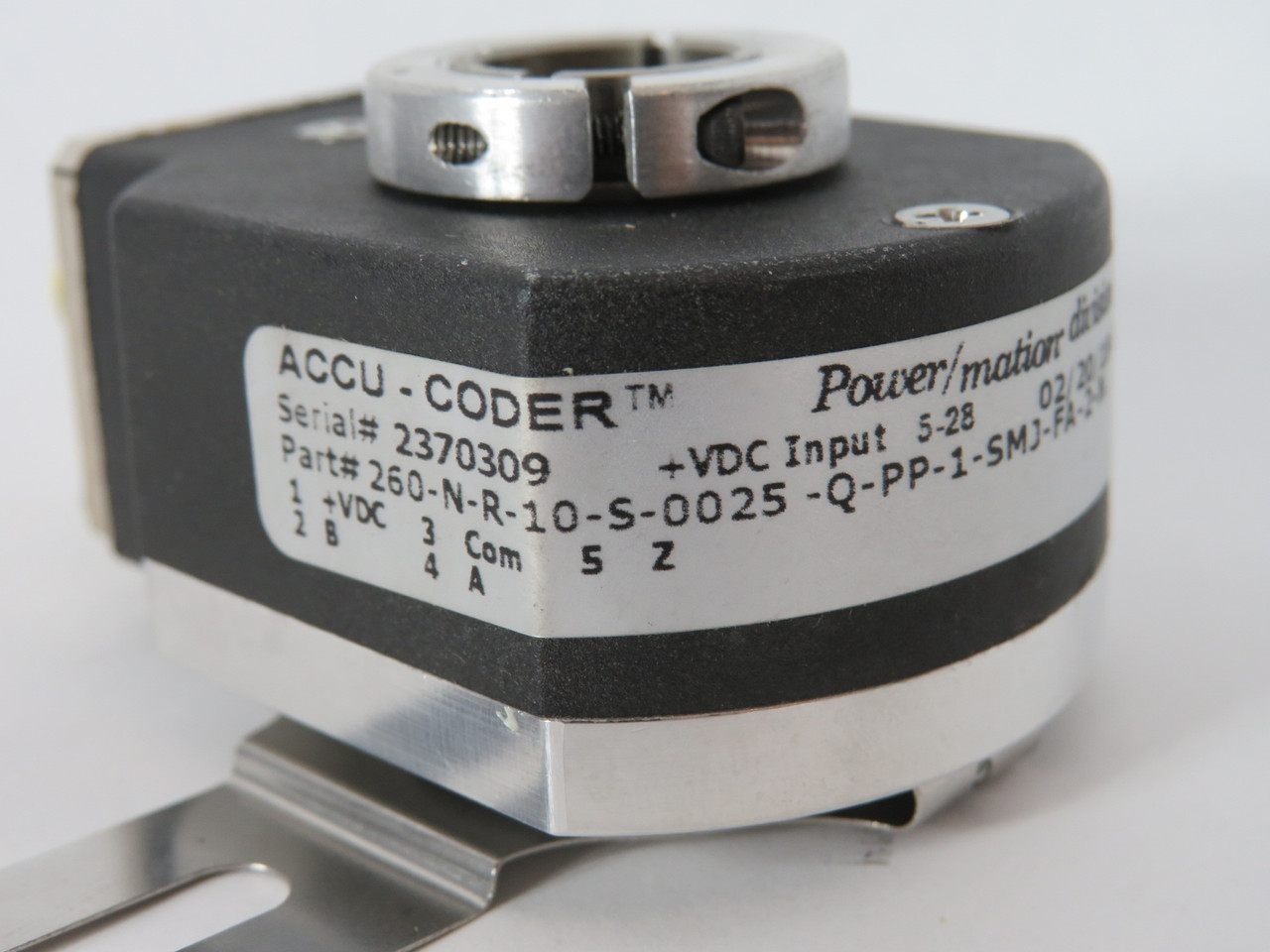 Accu-Coder 260-N-R-10-S-0025-Q-PP-1-SMJ-FA-2-N Incremental Encoder 5-28VDC NOP