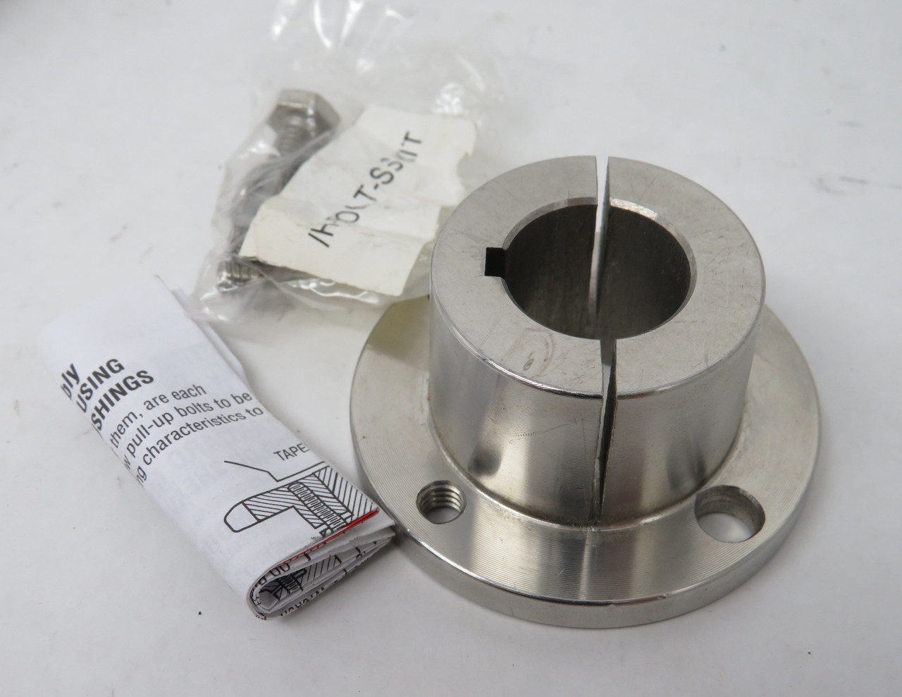 Martin H-SSBLK-7/8 SS Bushing 1-5/8"OD 7/8"ID 1-1/4"LTB 2-5/8"FD SHELF WEAR NOP