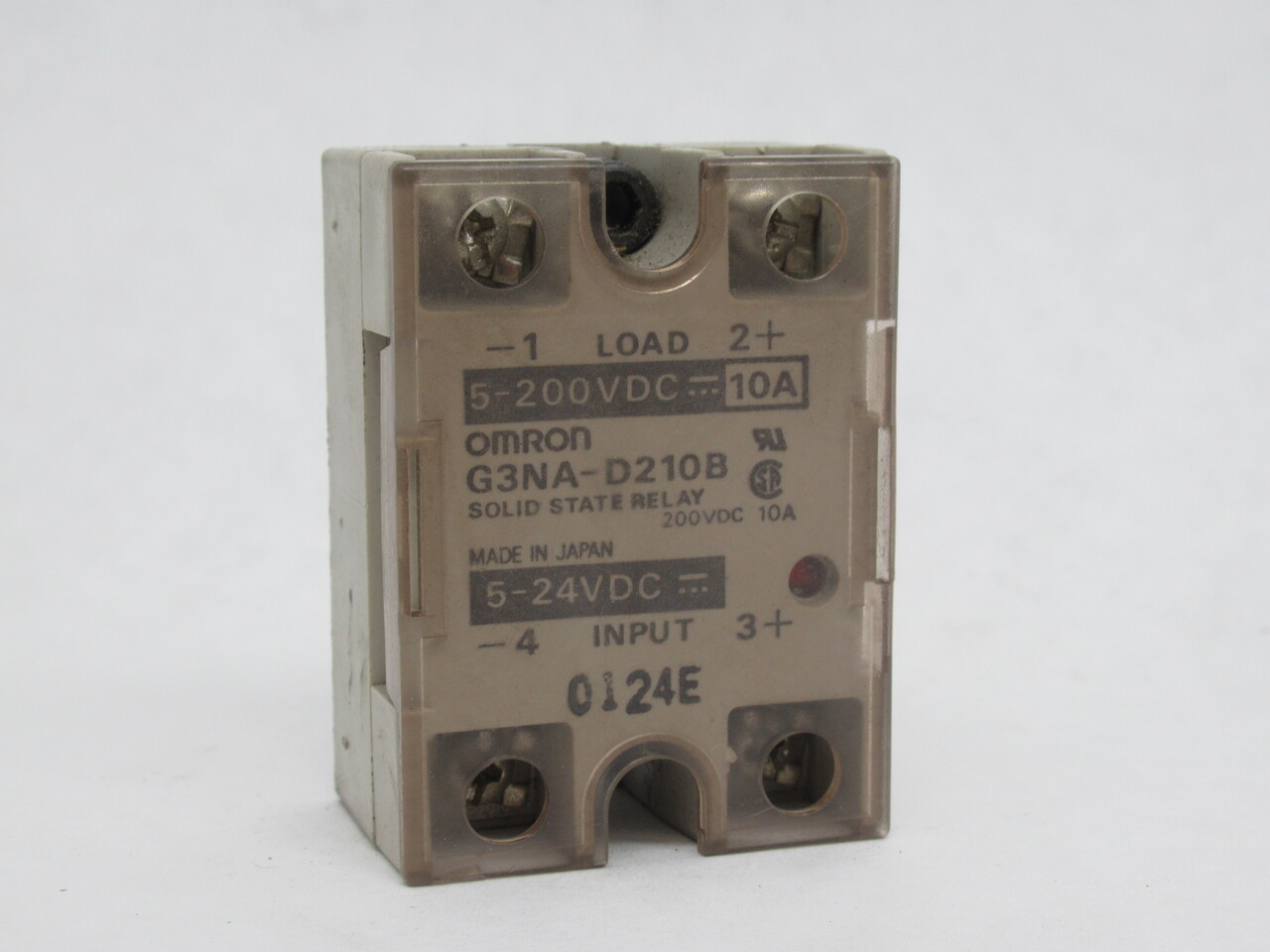 Omron G3NA-D210B Solid State Relay 5-200VDC 10A 5-24VDC USED