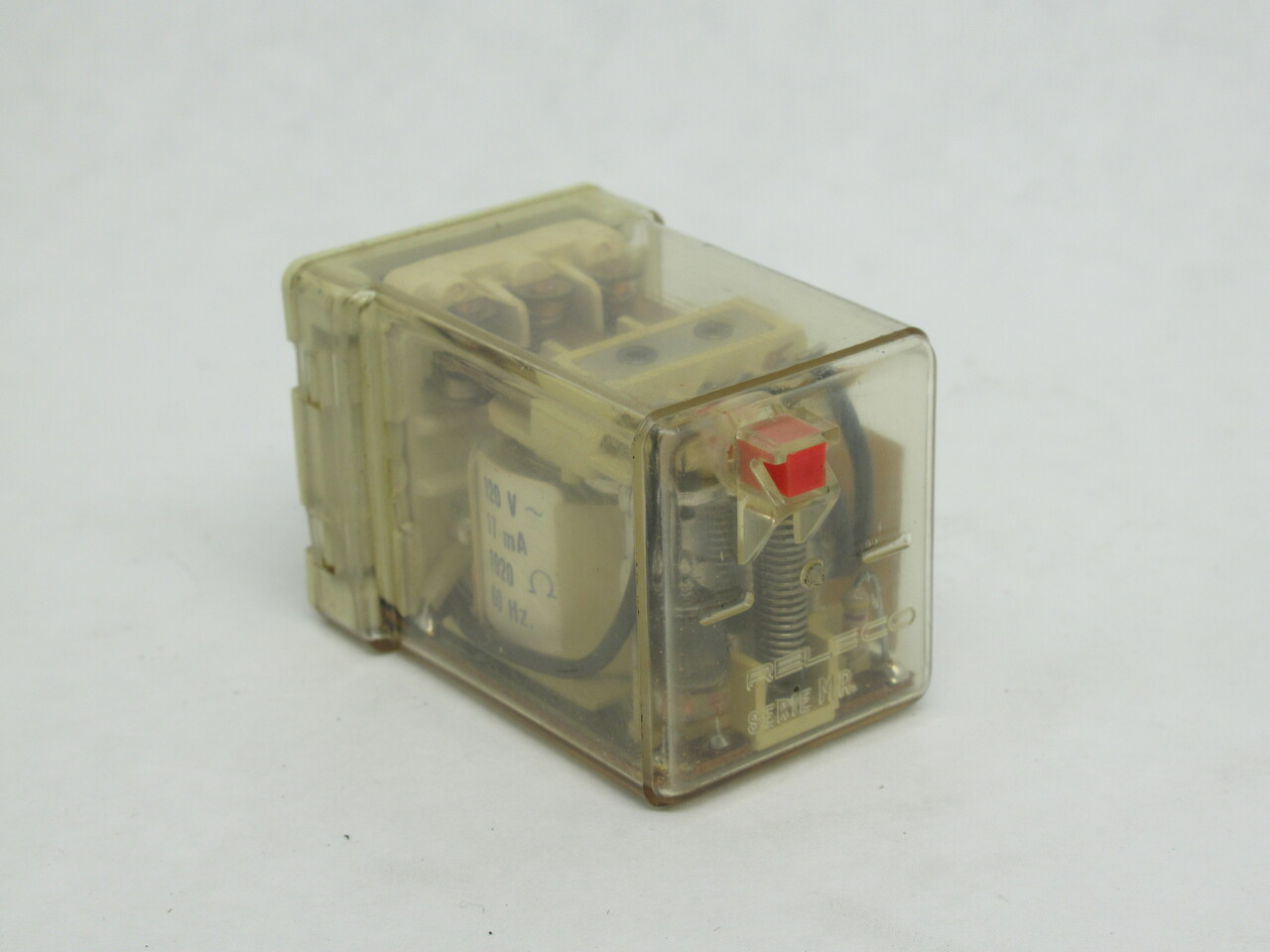 Releco MR 34.3.120-X Plug-In Relay 120V 10A 11-Pin USED