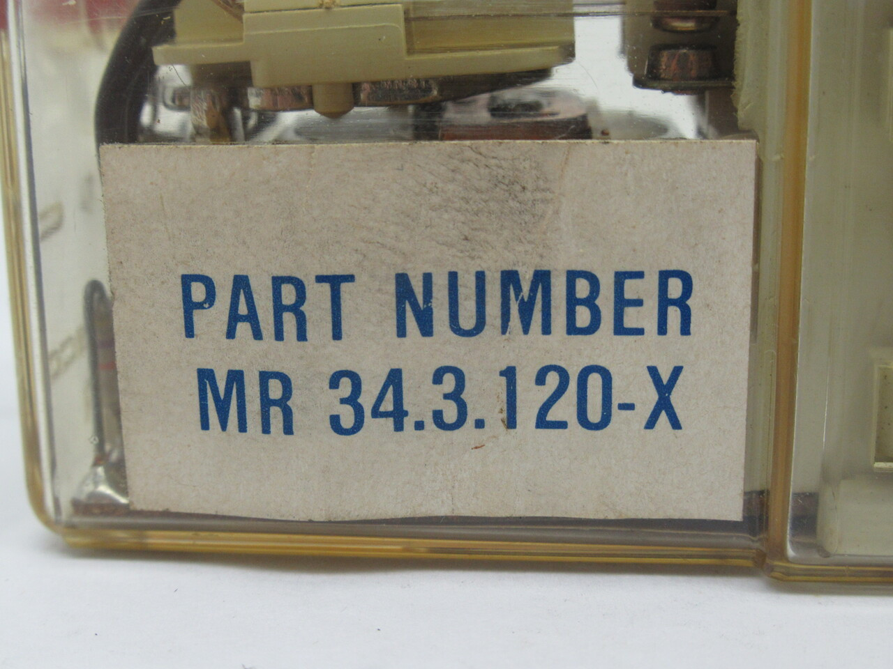 Releco MR 34.3.120-X Plug-In Relay 120V 10A 11-Pin USED