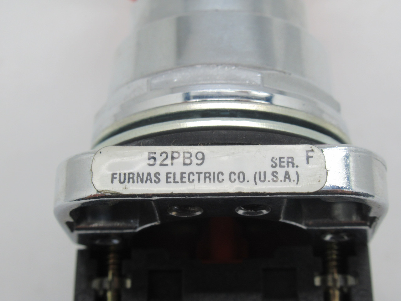 Furnas 52PB9D2J Red Mushroom Head Push Button 1NC SHELF WEAR NOP