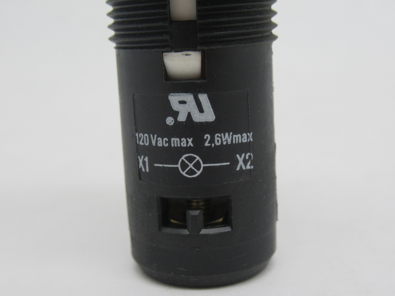 Baco S20SA10 One-Piece Pilot Light 120V 2.6W Red Lens No Lamp Included NOP