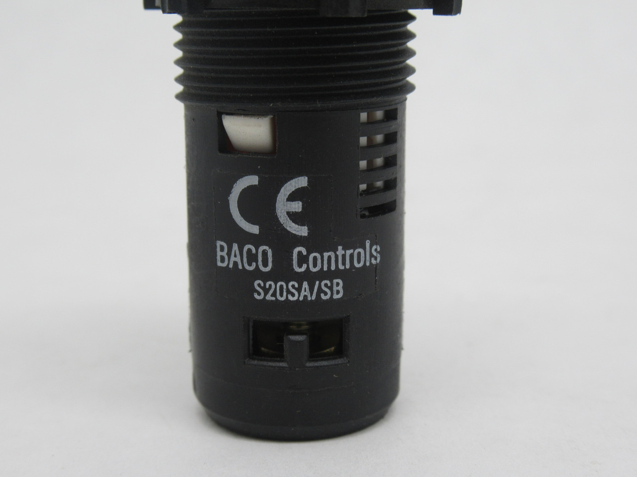 Baco S20SA10 One-Piece Pilot Light 120V 2.6W Red Lens No Lamp Included NOP