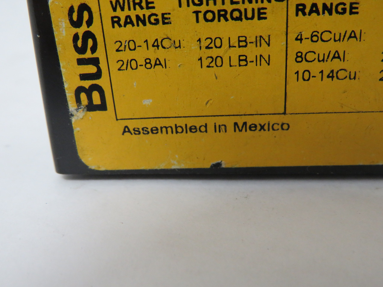 Bussmann 16220-1 Power Distribution Block 175A 600V 1 Pole USED