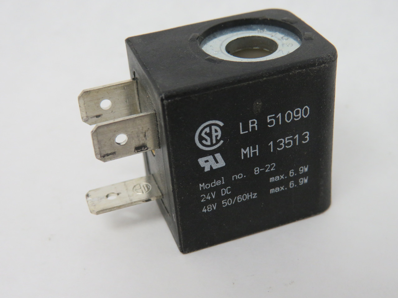 Aro 116-218-39 Type 8-22 Solenoid Coil 24VDC 4.8W 48VAC 50/60Hz 8.5/6.9VA USED