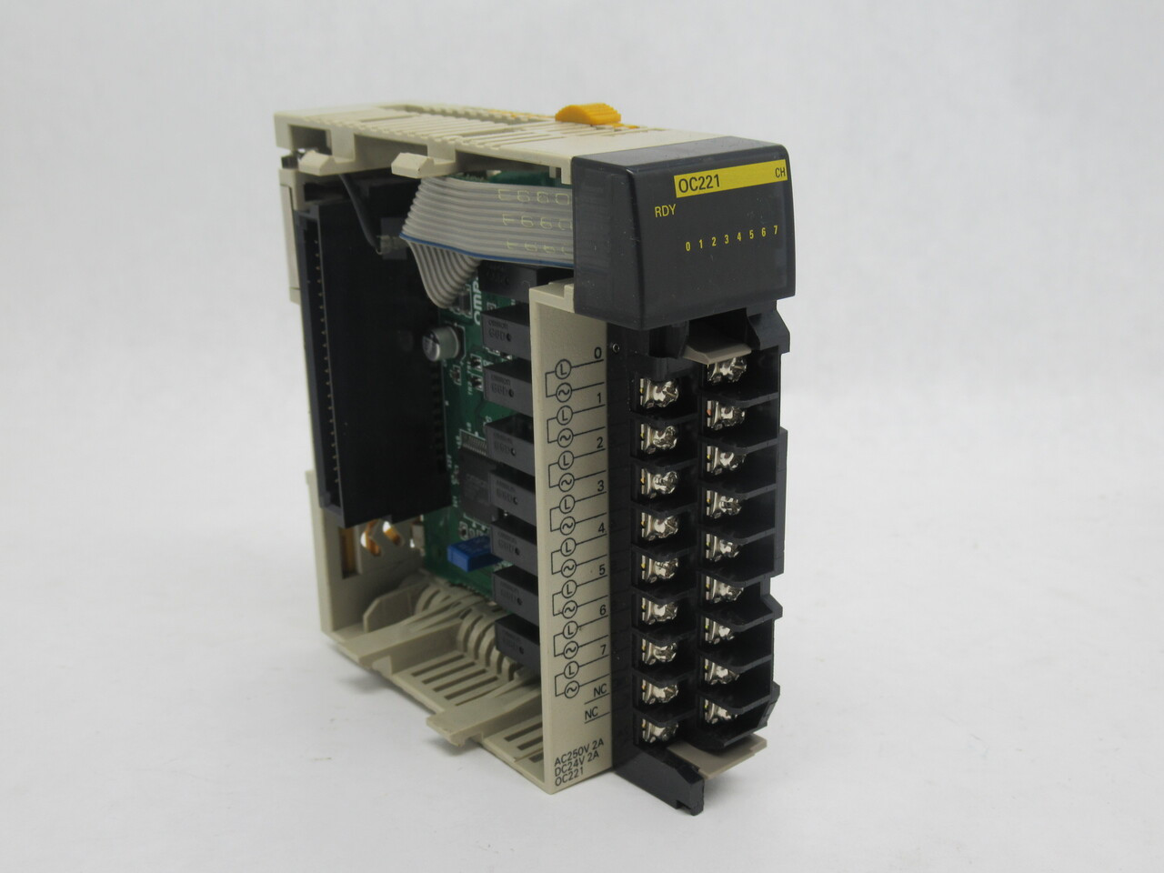 Omron CQM1-OC221 Output Module 250V 24VDC 2A/Point 16A 8-Point NO DOOR NOP