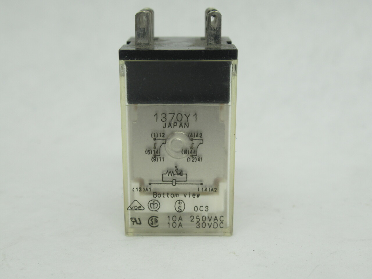 Omron MY2N-AC220/240(S) Plug-In Relay 220/240VAC 10A 8-Blade USED