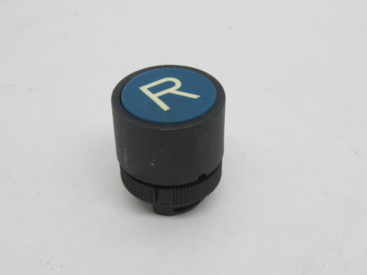 Telemecanique ZA2BA8602 Flush Blue Push Button Head Marked "R" USED