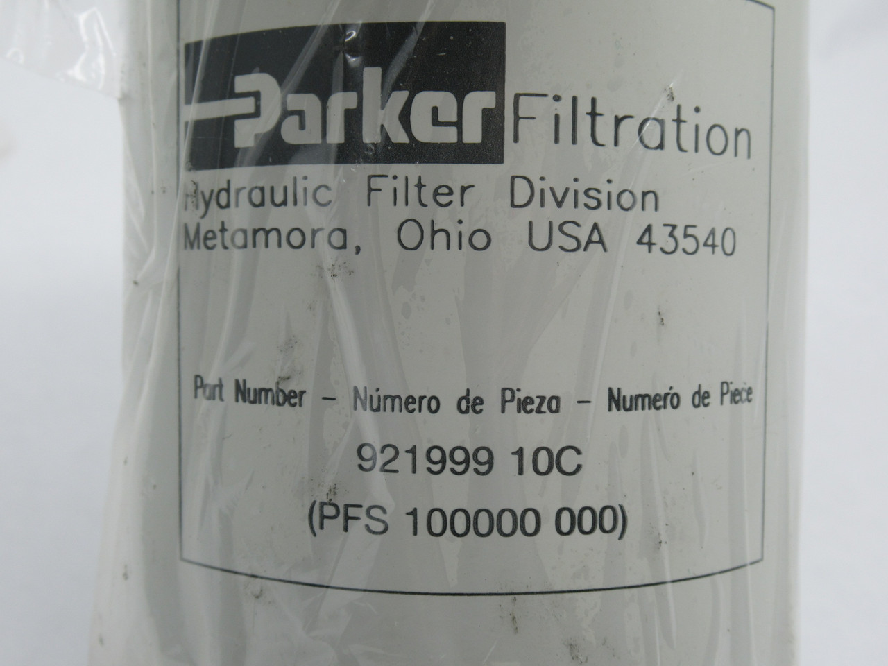 Parker 921999 Low-Pressure Hydraulic Filter 10C Cellulose SHELF WEAR NOP