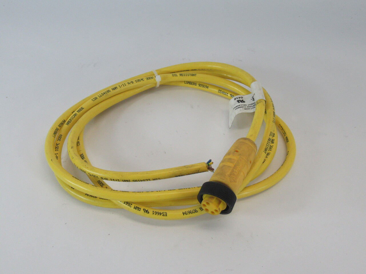 Lumberg RK 50-694/2M Single-Ended Cordset 2m Length 5-Pin USED