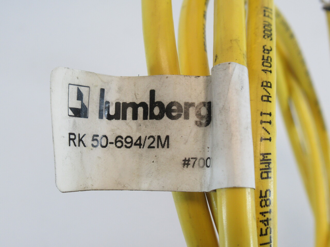 Lumberg RK 50-694/2M Single-Ended Cordset 2m Length 5-Pin USED