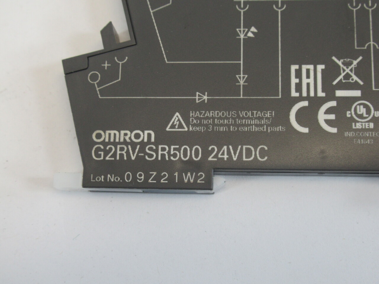 Omron G2RV-SR500DC24 Relay Socket 24VDC 21VDC 2A@400V 6A@250V/30VDC 5-Blade NOP