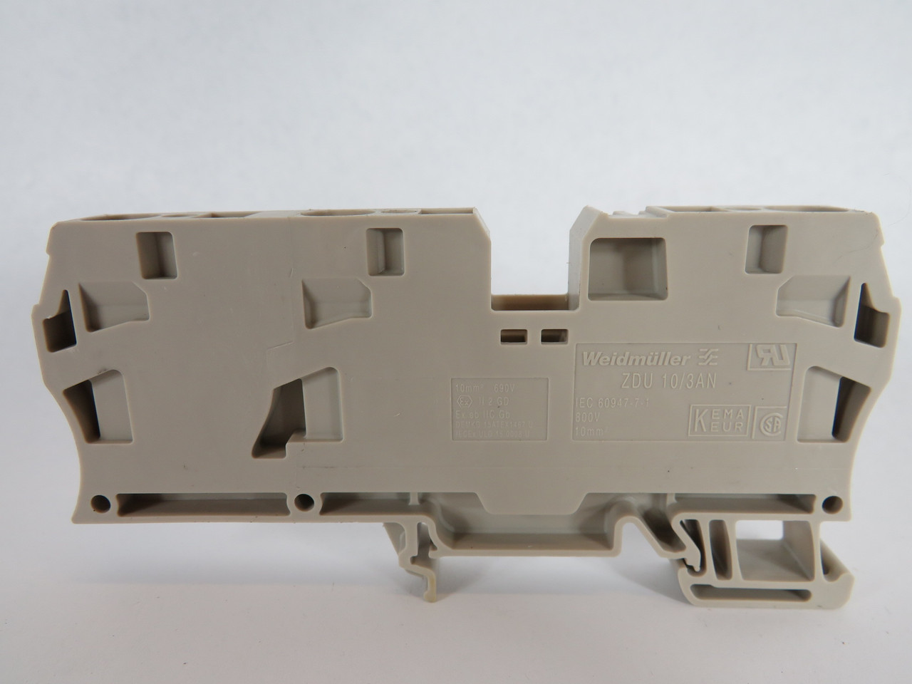 Weidmuller ZDU-10/3AN 1767690000 Beige Terminal Block 10mm2 800V Lot of 20 USED