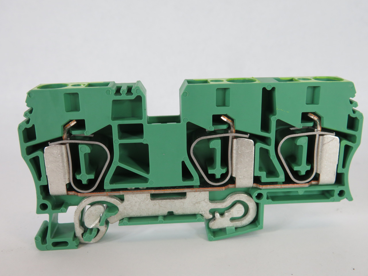 Weidmuller ZPE-10/3AN 1767670000 Green Terminal Block 10mm2 USED