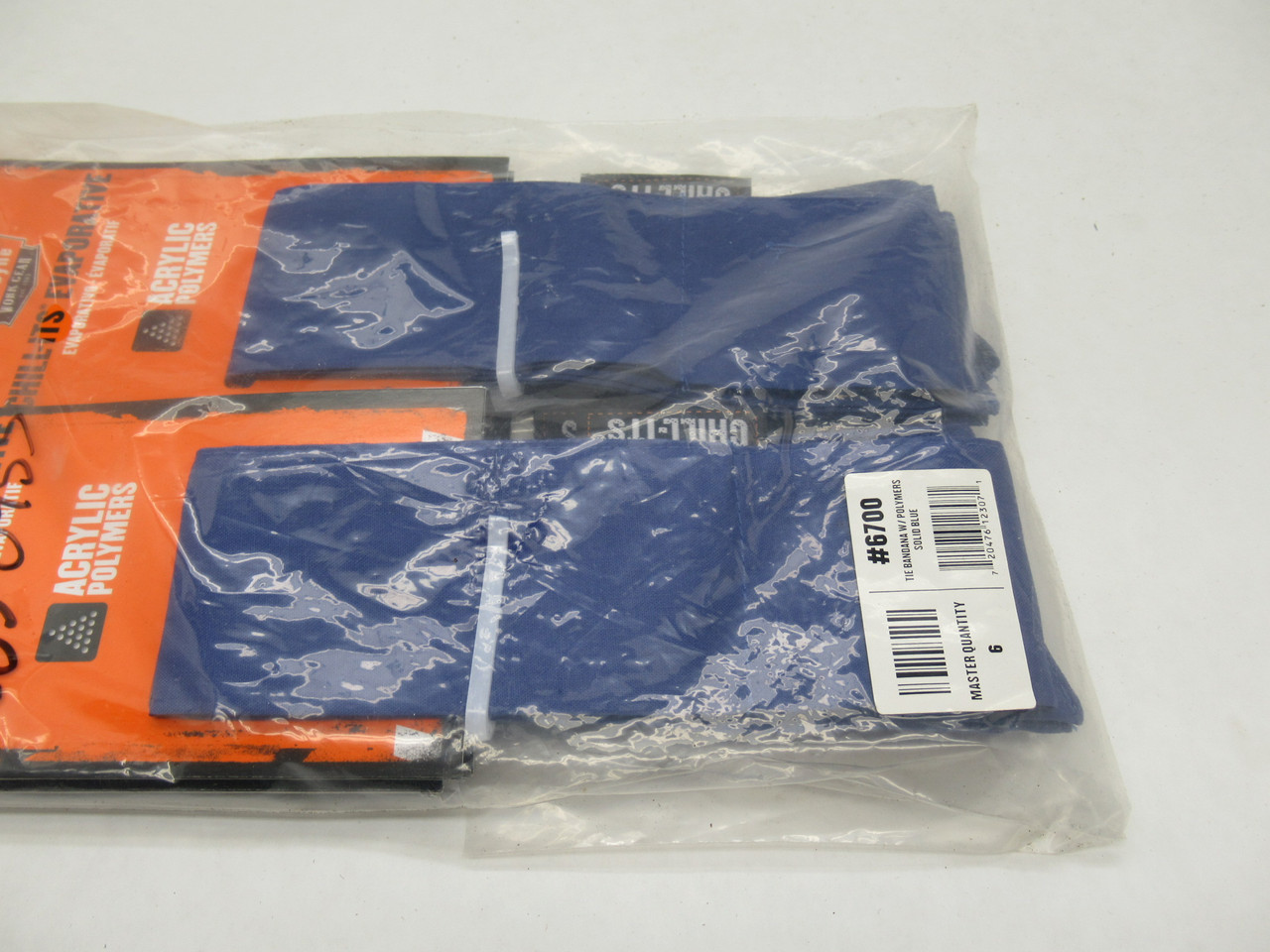 Ergodyne 12307 Chill-Its 6700 Cooling Headband Solid Blue *6-Pack* NWB