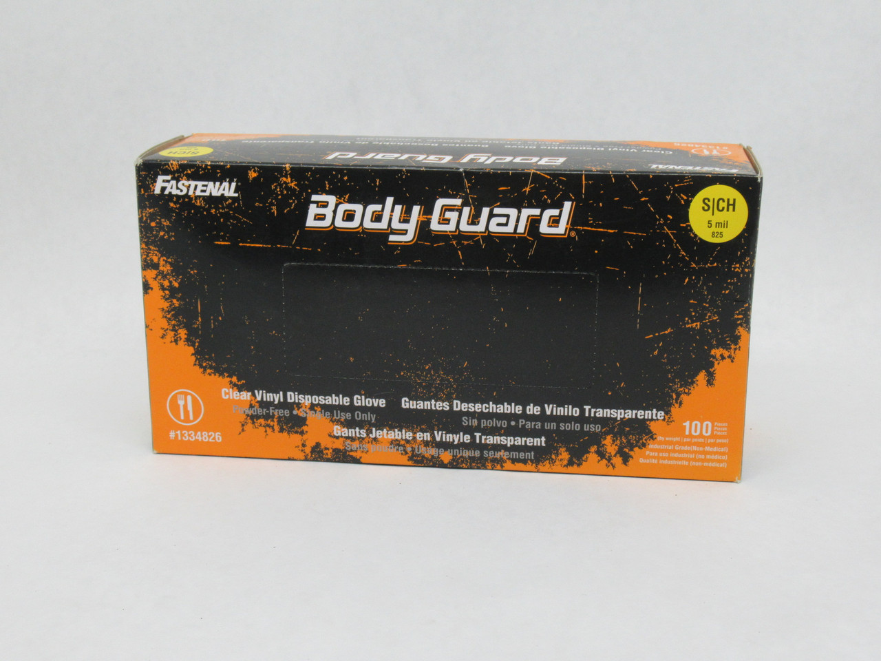Fastenal 1334826 Body Guard Clear Vinyl Disposable Glove Small *100-Pack* NEW