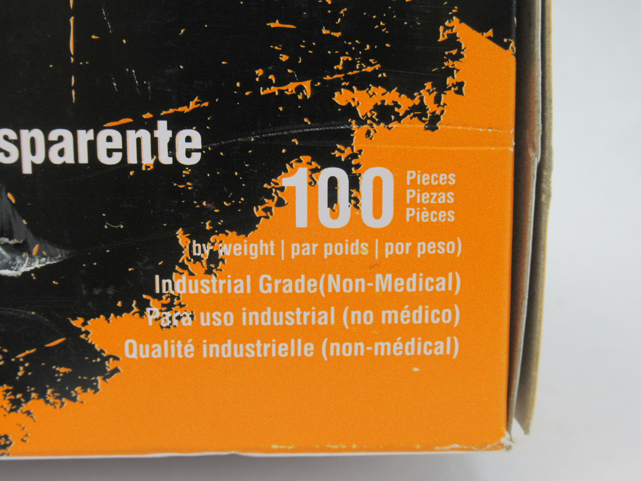 Fastenal 1334826 Body Guard Clear Vinyl Disposable Glove 100-Pack DMG BOX NEW