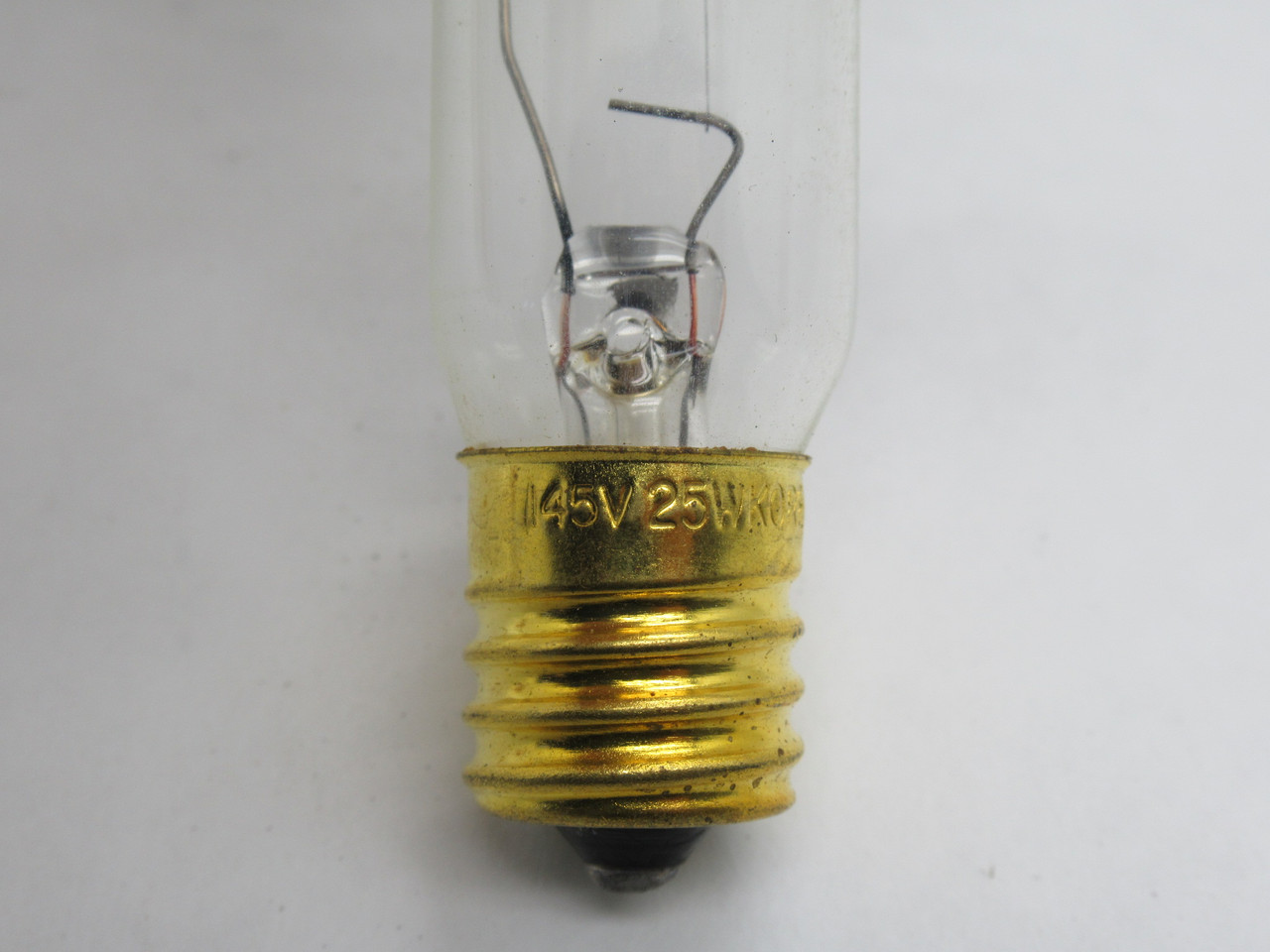 Tamko 25T61/2-145V Clear Tubular Incandescent Bulb 145V 25W T6.5 SHELF WEAR NEW