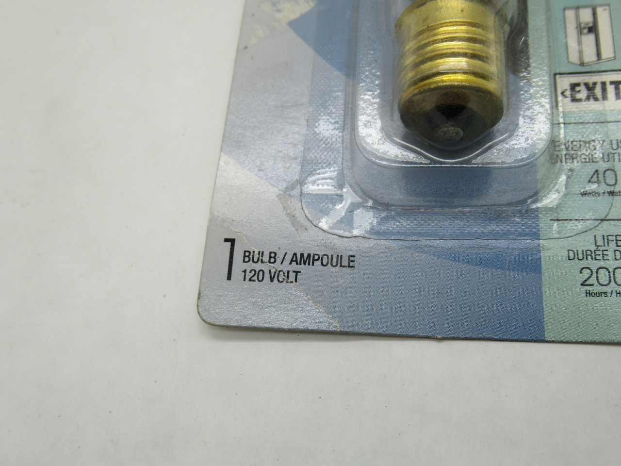 Feit BP40T61/2/CAN Clear Tubular Incandescent Bulb 120V 40W T6.5 SHELF WEAR NEW