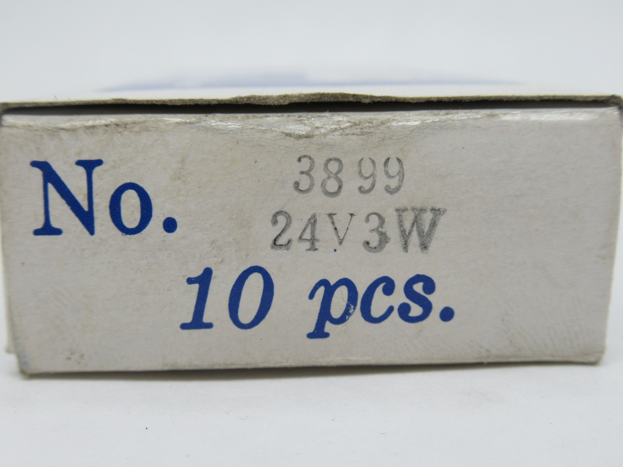 Spectro 3899 Miniature Incandescent Bulb 24V 3W 10-Pack SHELF WEAR NEW