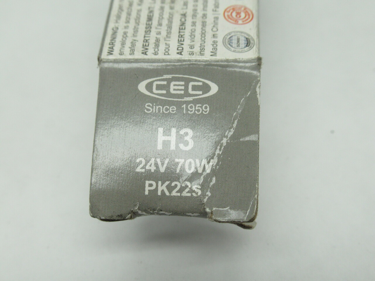 CEC H370W/24V Halogen Bulb 24V 70W H3 PK22s BOX DAMAGE NEW