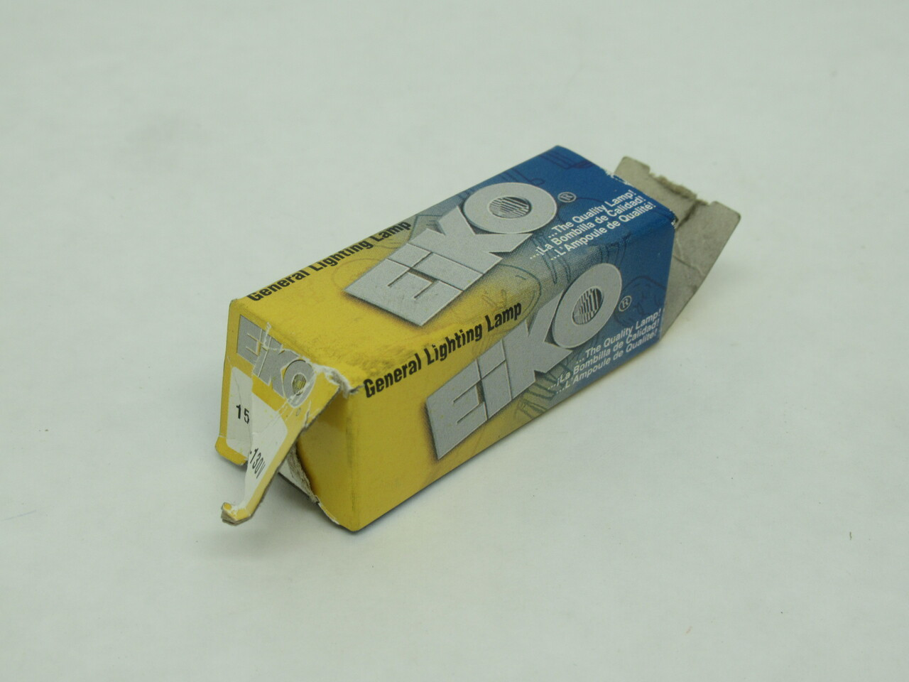 Eiko 15T7DC-130V Miniature Incandescent Bulb 130V 15W BOX DAMAGE NEW