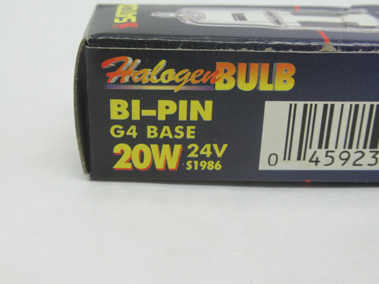 Satco S1986 Bi-Pin Halogen Bulb 24V 20W G4 BOX DAMAGE NEW