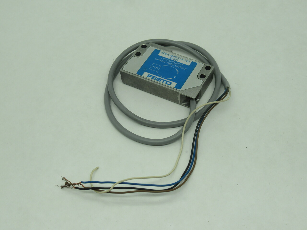 Festo 31327 SOE-L-Q-PS/O-K-LED Diffuse Sensor Fiber Optic Unit SHELF WEAR USED