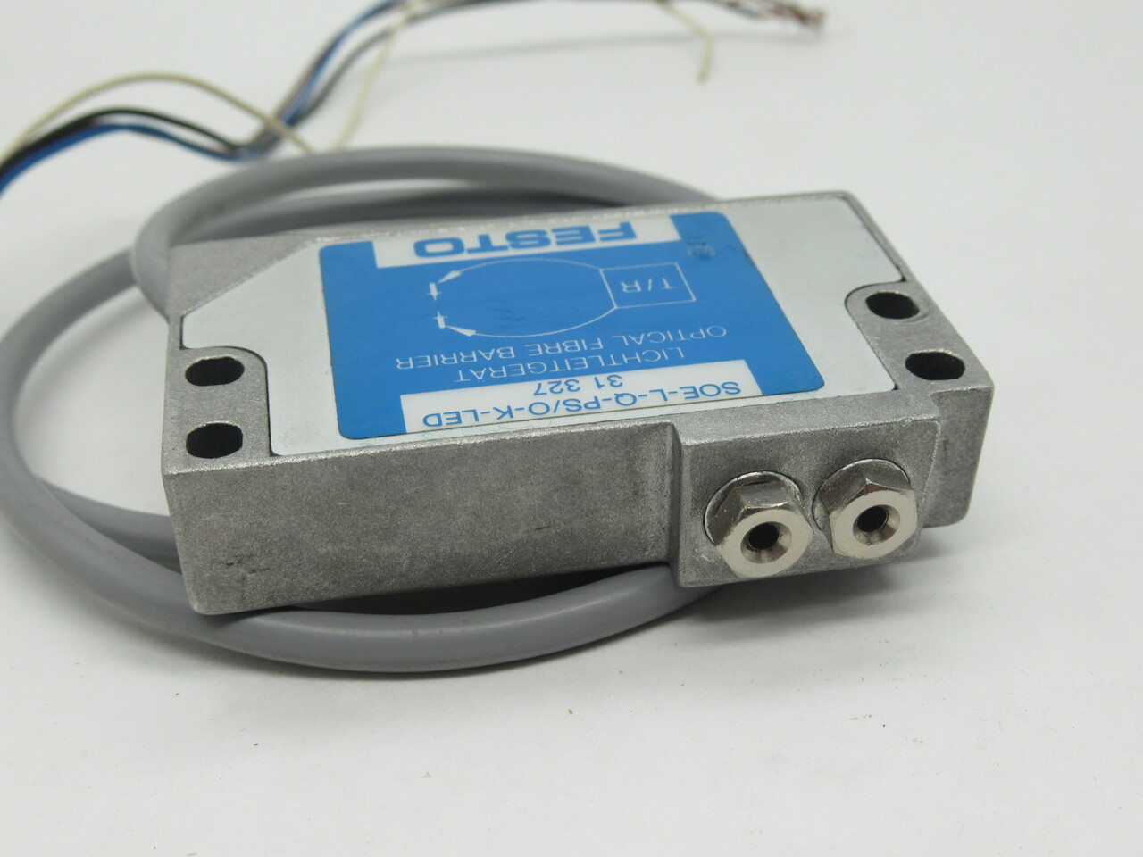 Festo 31327 SOE-L-Q-PS/O-K-LED Diffuse Sensor Fiber Optic Unit SHELF WEAR USED