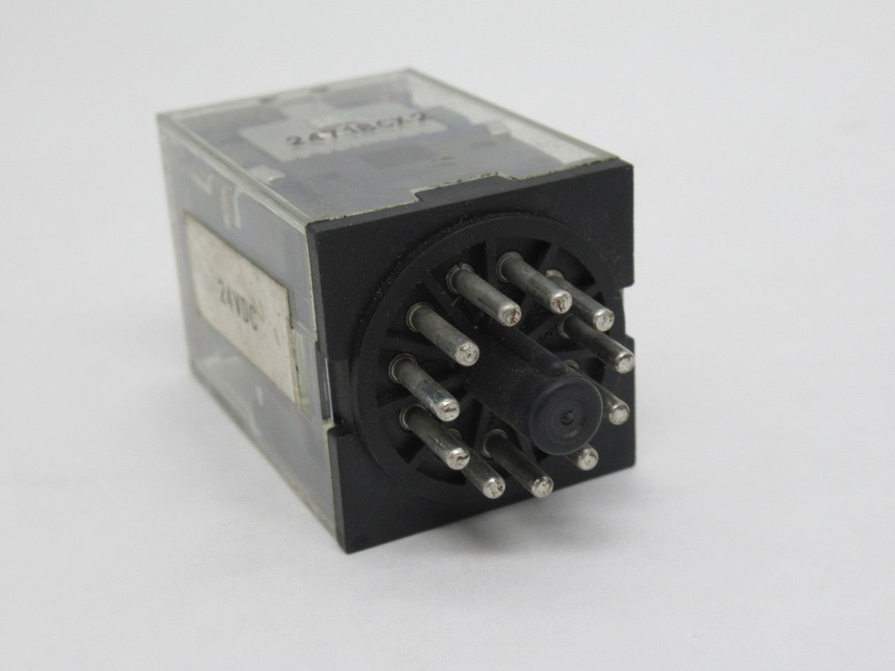 Omron MKS3PIN-5 DC24 Plug-In Relay 24VDC 10A 11-Pin USED