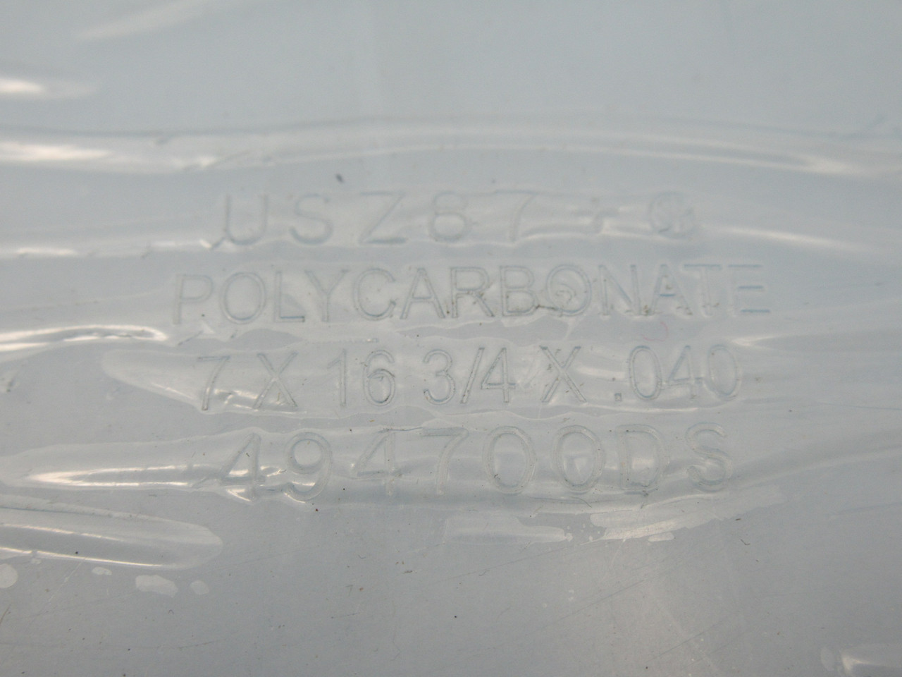 MCR Safety 494700DS Polycarbonate Face Shield 7x16.75x0.040" LOT OF 4 NOP