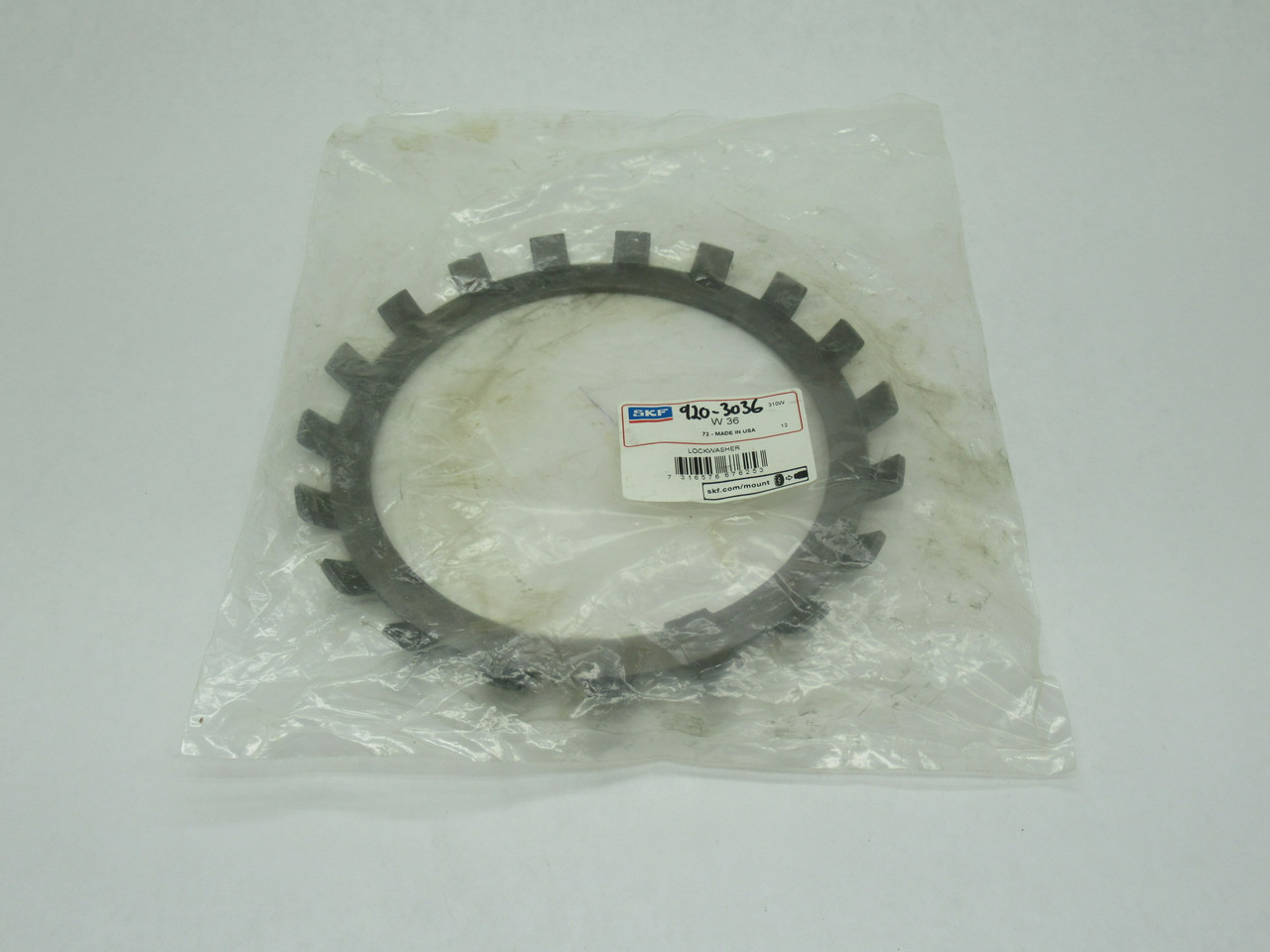 SKF W36 Bearing Lockwasher 9.438" OD 7.171" ID 0.146" T SHELF WEAR NWB
