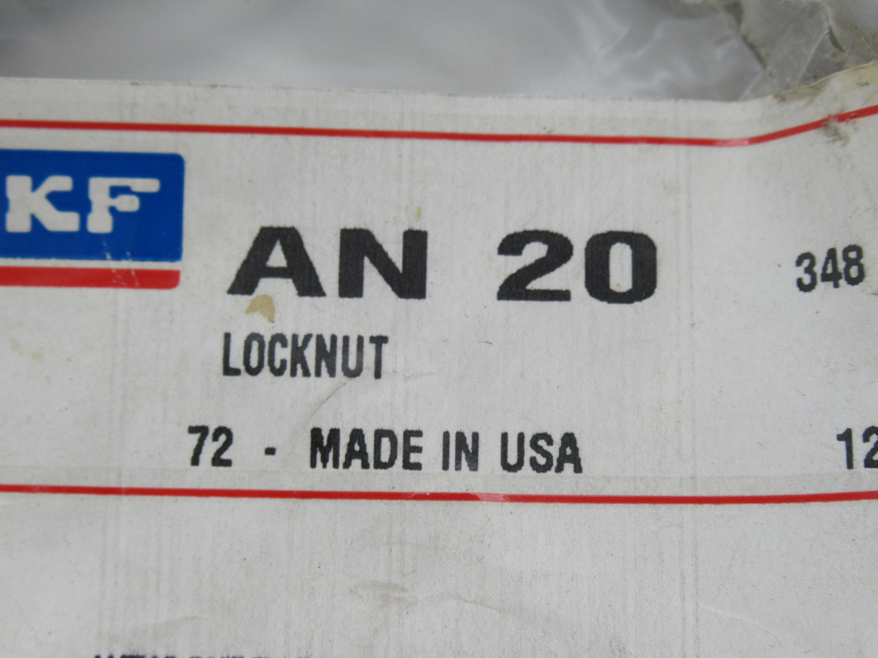 SKF AN20 Bearing Locknut 5.193" OD 3.918" ID 0.76" W RIPPED BAG NWB