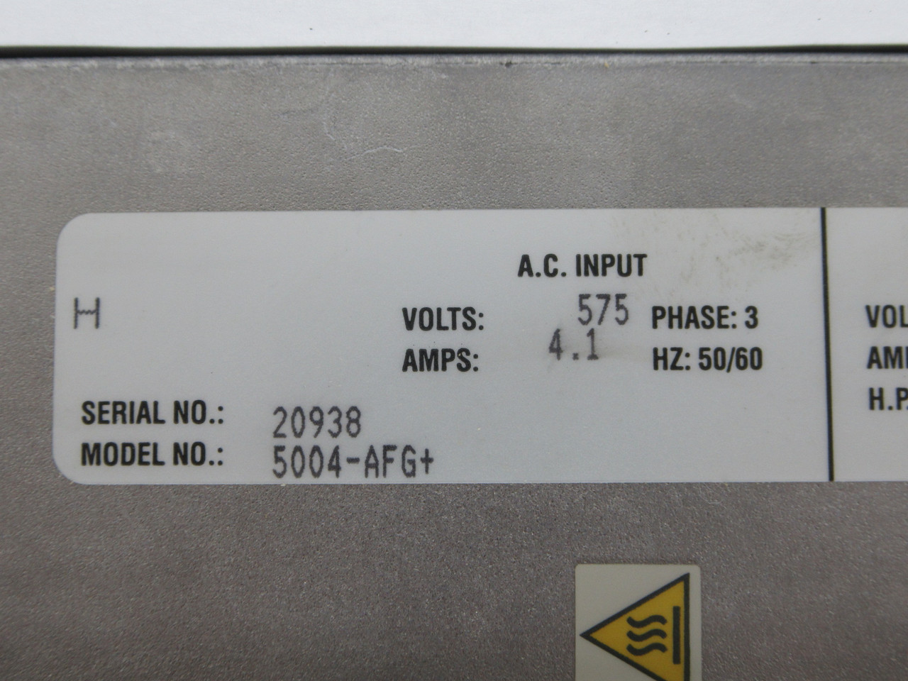 Magnetek 5004-AFG+ Variable Frequency AC Drive 3Ph 3HP 575V 4.1A DMG BOX NEW