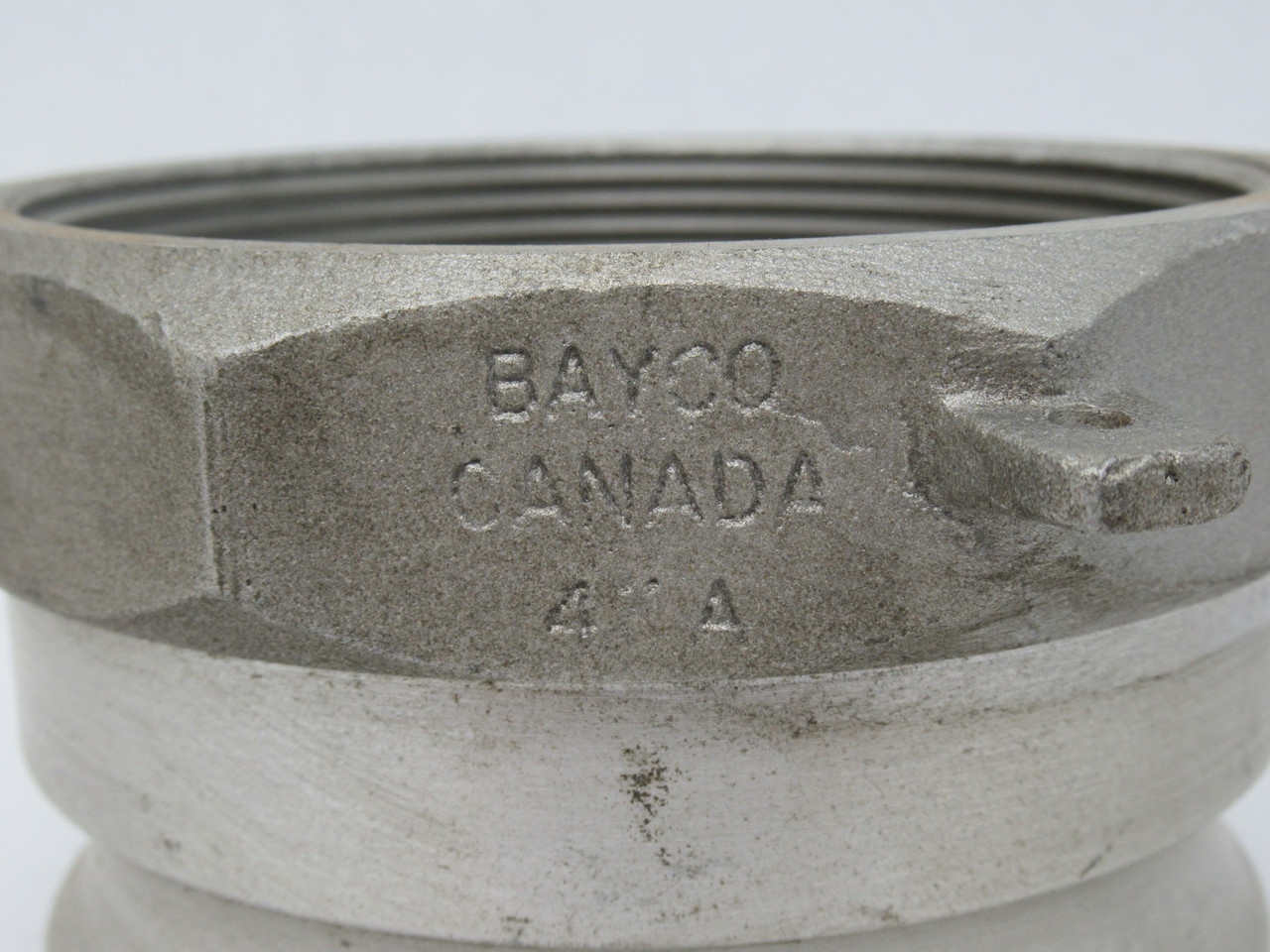 Dixon Bayco 400-A-AL Cam and Groove Type A Adapter 4" Female NPT SHELF WEAR NOP