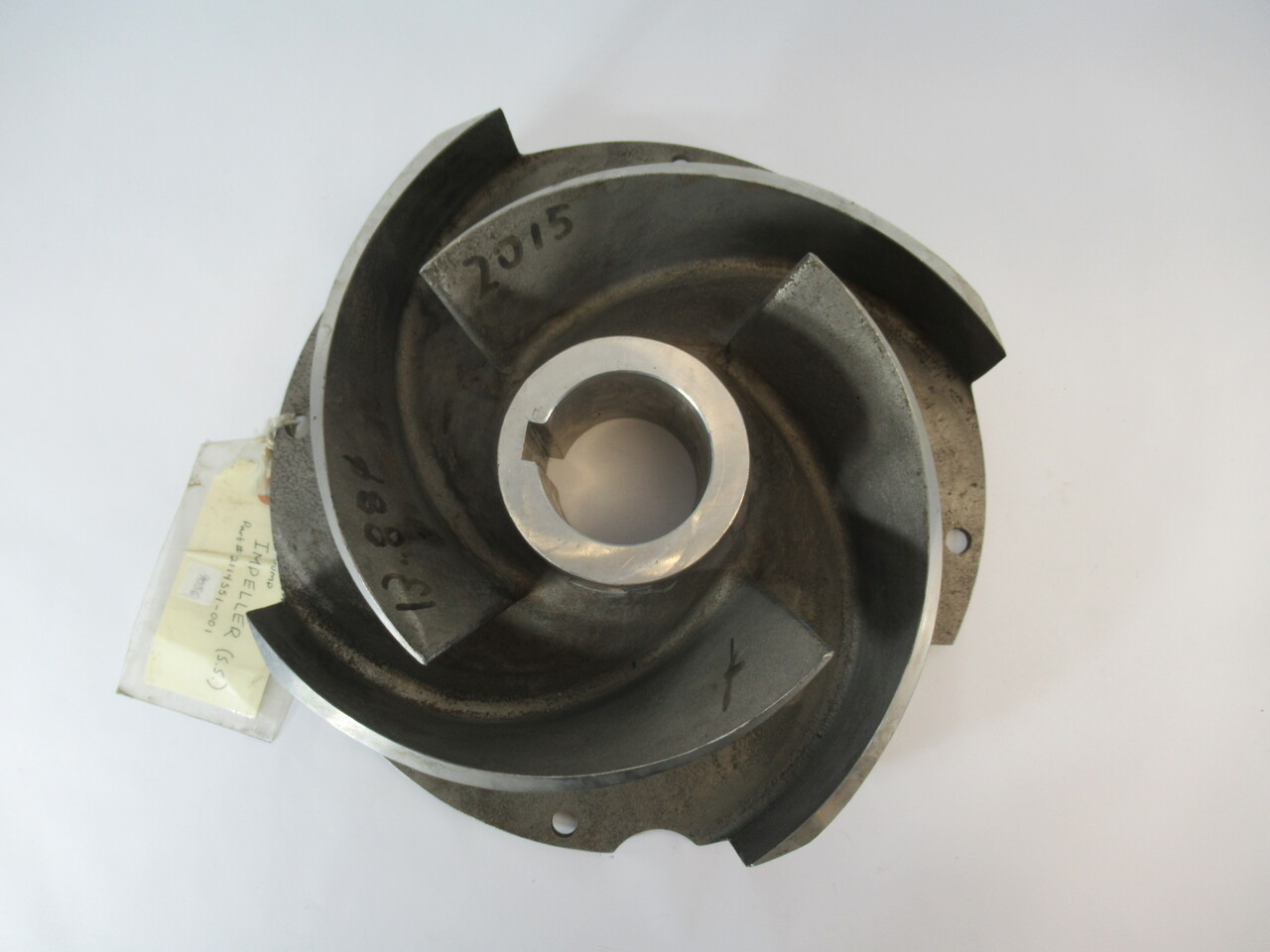Worthington 2114551-001 4-Vane Impeller 13.88" OD 4.125" LTB GROUND DOWN USED